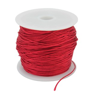 Cuộn dây nilon 40m màu đỏ may mắn dùng để trang trí trang sức tiện dụng