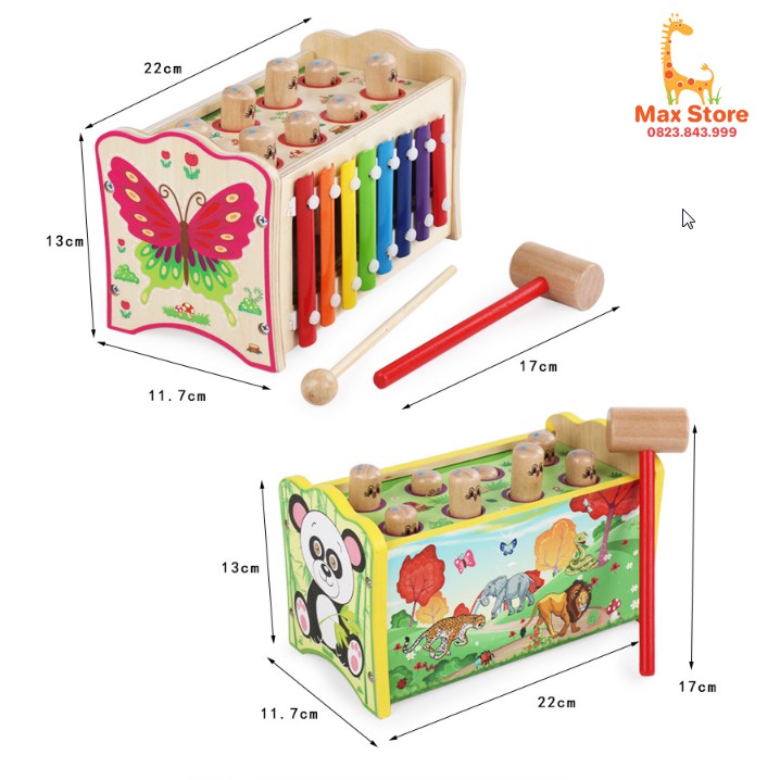 Đồ chơi Đập Chuột Kèm Đàn 8 Thanh Xylophone