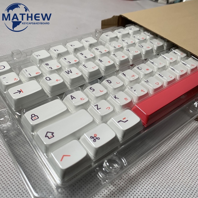 Kon Momo Keycap Mechanical Keyboard Keycaps XDA Profile PBT Sublimation 126 Keys Support 61/64/68/78/84/87/96/980/108