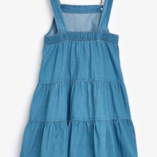 Đầm yếm denim zara bg