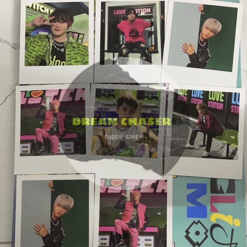 Tập ảnh vuông pola polaroid- bo góc photocard SMstore NCT DREAM Glitch Mode- có sẵn