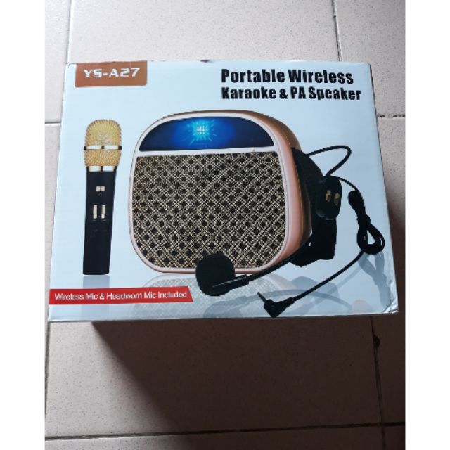 LOA TRỢ GIẢNG_#LOAKEO MINI..Kèm 1mic cầm tay + kèm 1 mic đeo choàng có dây + dây sạc