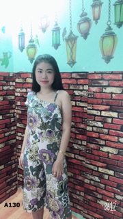 JUMPSUIT LỆCH VAI BÈO ( có quay clip thật )
