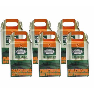 Thùng 6 Hộp Lương Khô Bay Quân Đội 1kg ( 60 Phong )