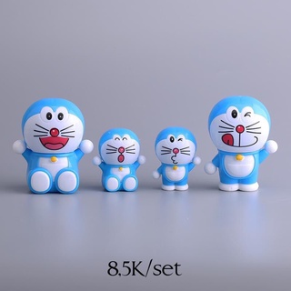 Bộ 4 con doremon trang trí bánh sinh nhật