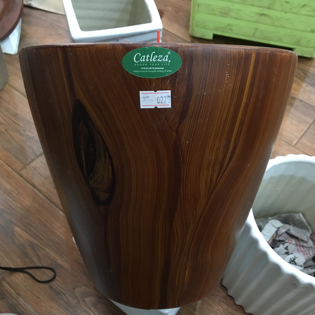 Chậu nhựa giả gỗ 24*26.CHA0229
