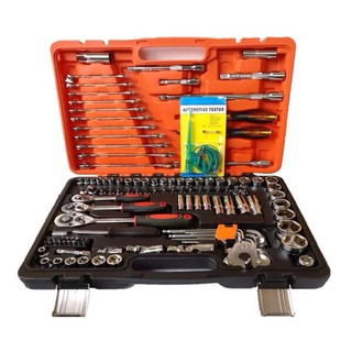 Bộ đồ nghề Inox sửa chữa xe máy, ô tô-  Tổng hợp 121 phụ kiện