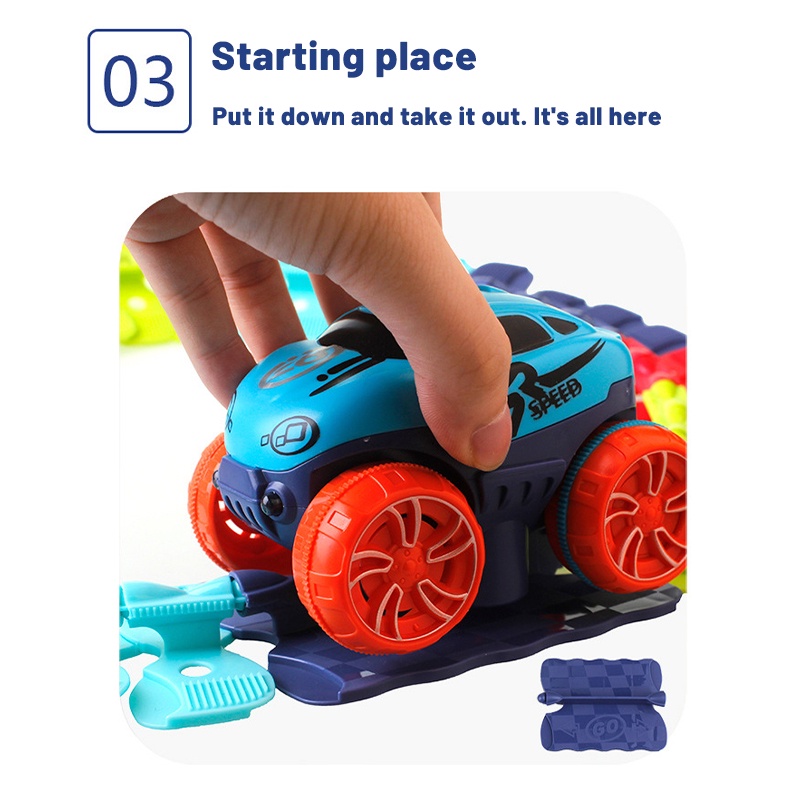 Set đồ chơi lắp ráp ZHAN QI TOYS mô hình đường ray xe lửa có đèn chiếu sáng giáo dục cho bé 49/ 97 mảnh