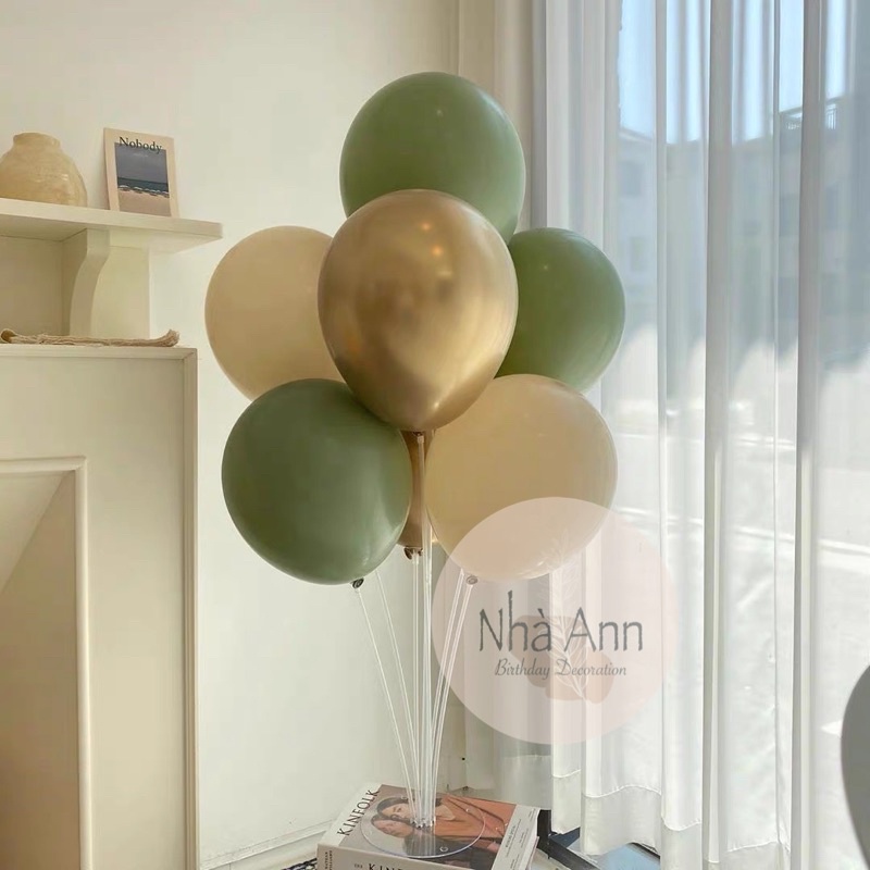 Sét Bóng Màu Hàn Quốc Trang Trí Sinh Nhật Siêu Yêu  - Nhà Ann
