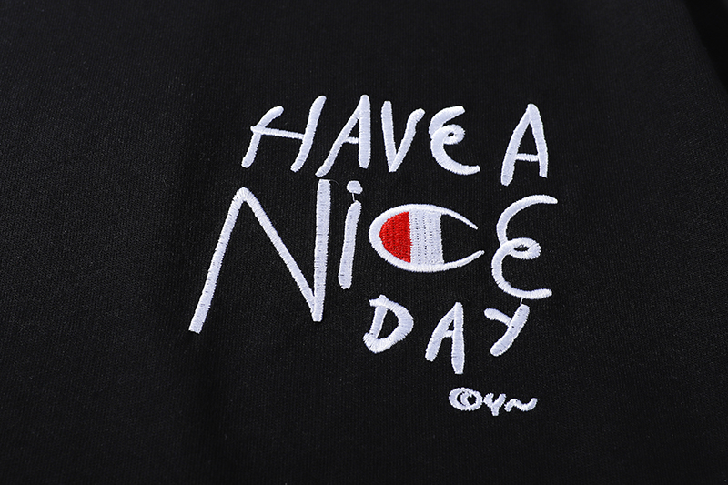 Áo Thun Cotton Ngắn Tay Thêu Chữ Cá Tính Cho Nam Nữ