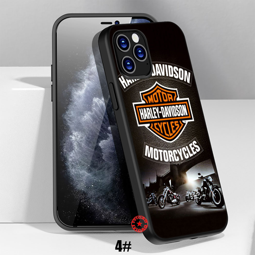 Ốp Điện Thoại Hình Harley Davidson Cho Iphone 11 12 Pro Max SE 76QK