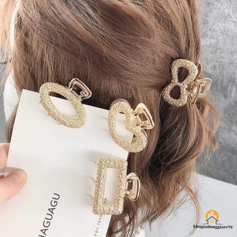 Kẹp tóc vàng style Hàn Quốc - Set 5 chiếc