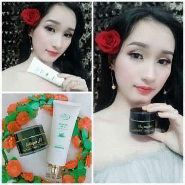 Combo face và sữa rửa mặt Collagenx3