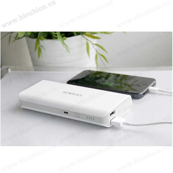 [Bảo Hành 1 Năm]Sạc dự phòng romoss sense 4 chính hãng check code dung lượng 10400 mah- chống cháy nổ- rẻ bền đẹp.