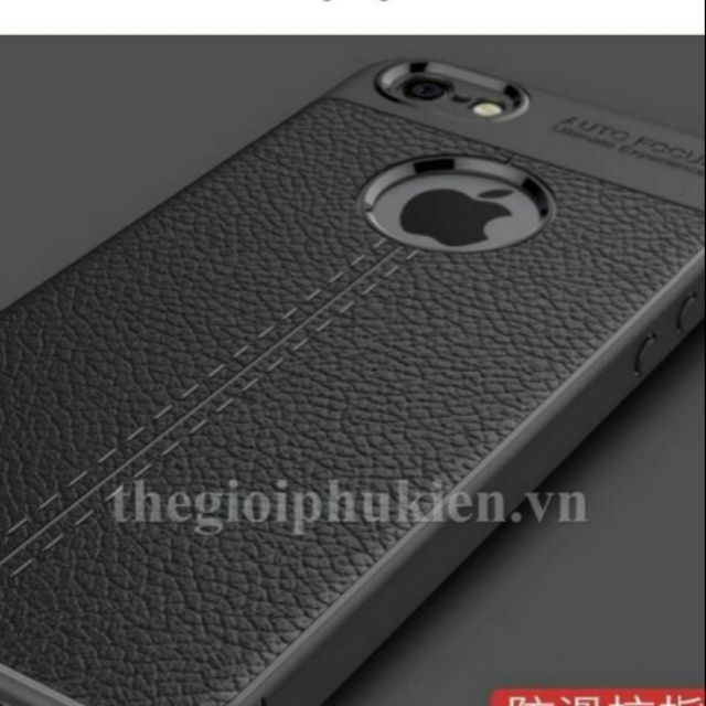 Ốp lưng dẻo vân da Auto Focus cho iphone 5
