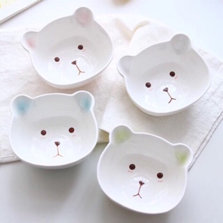 Bát sứ gấu trắng kute 300ml