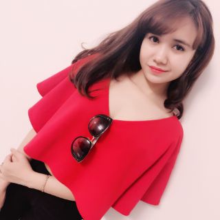 Áo croptop tay cánh dơi AKTN24 (hình thật 100%)