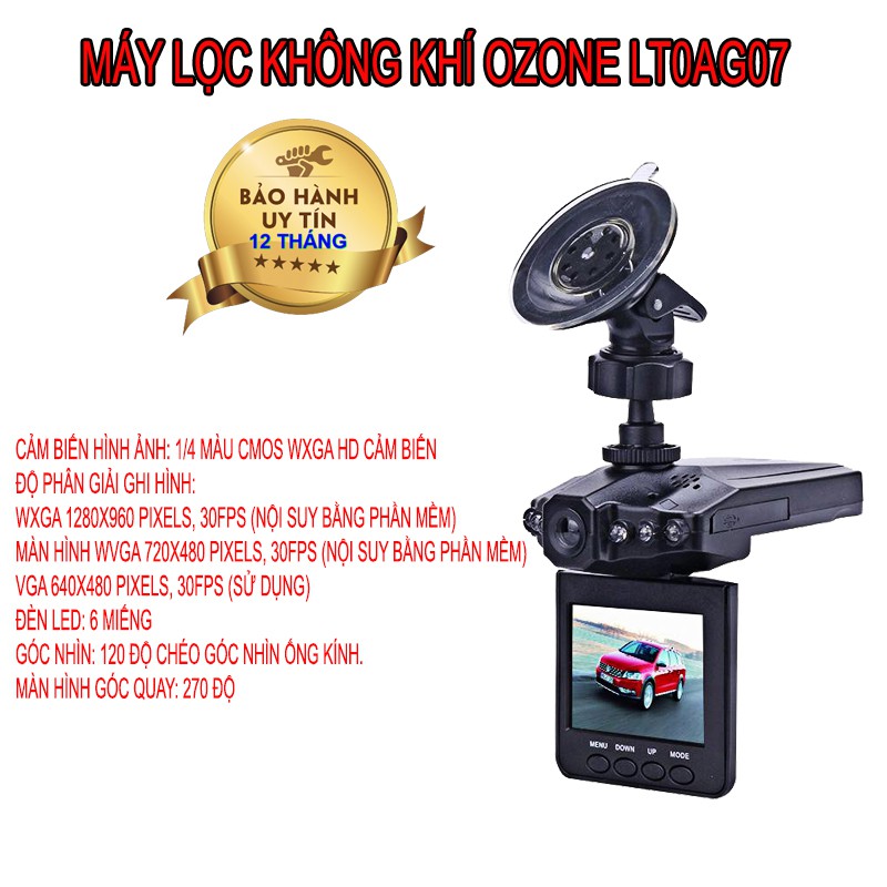 Camera hành trình ô tô H198 2.4 inch TFT màn hình LCD-HD 1080P giao diện USB 2.0 góc quay 270 độ | BigBuy360 - bigbuy360.vn