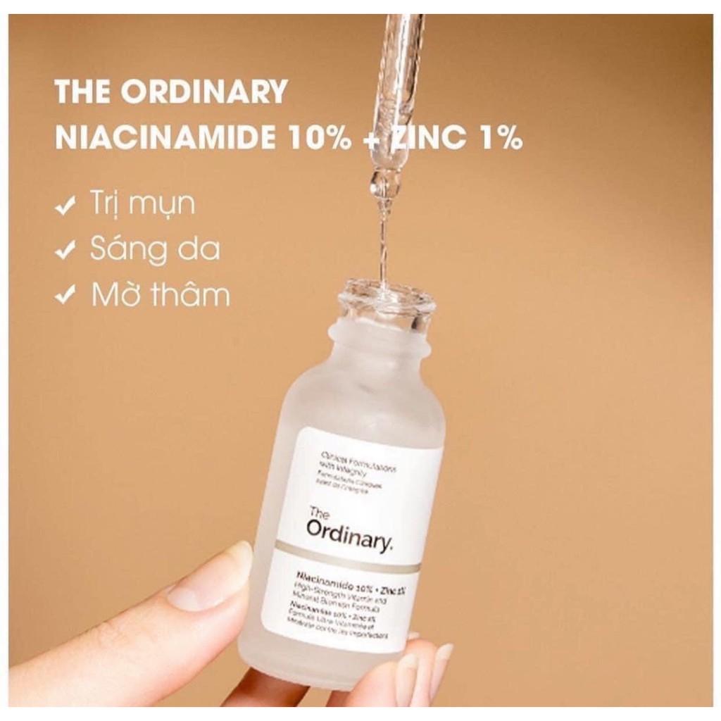 [CHÍNH HÃNG][SALE]Tinh chất The Ordinary Niacinamide 10% + Zinc 1% thu nhỏ lỗ chân lông 30ml | BigBuy360 - bigbuy360.vn