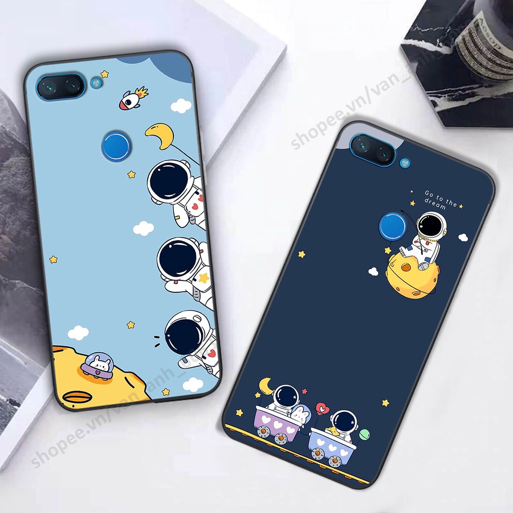 Ốp Xiaomi Mi 8 SE / Mi 8 Lite hình bầu trời, phi hành gia đẹp, ốp lưng điện thoại xiaomi viền dẻo cao cấp