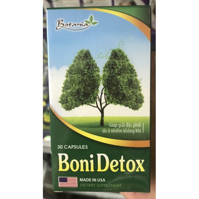 ✅[Hiệu quả số 1]COMBO 6 Hộp BoniDetox- Giúp Giải Độc Phổi, Phòng Ngừa Ung Thư Phổi