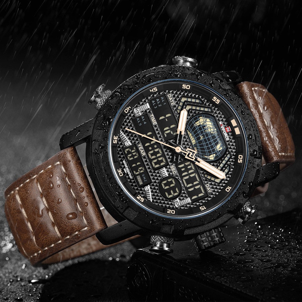 Naviforce Đồng Hồ Đeo Tay Thể Thao Chống Thấm Nước Dành Cho Nam