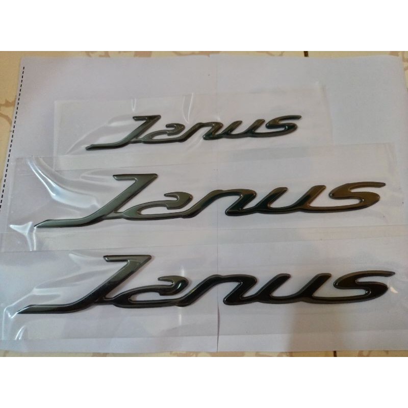 Bộ tem nổi Janus màu đen new