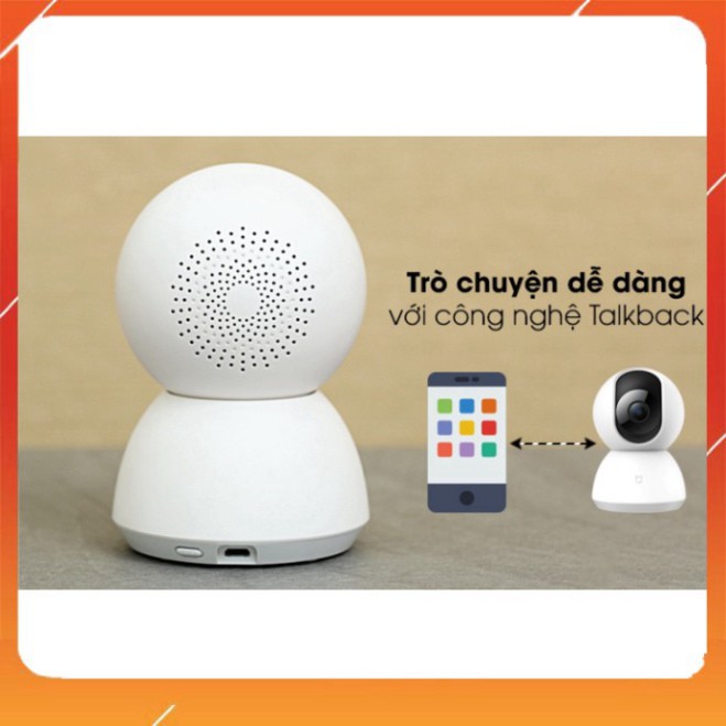 THANH LÝ XẢ KHO Camera Xiaomi Mi Home Security 360° 1080p - Hàng chính hãng Digiworld phân phối THANH LÝ XẢ KHO