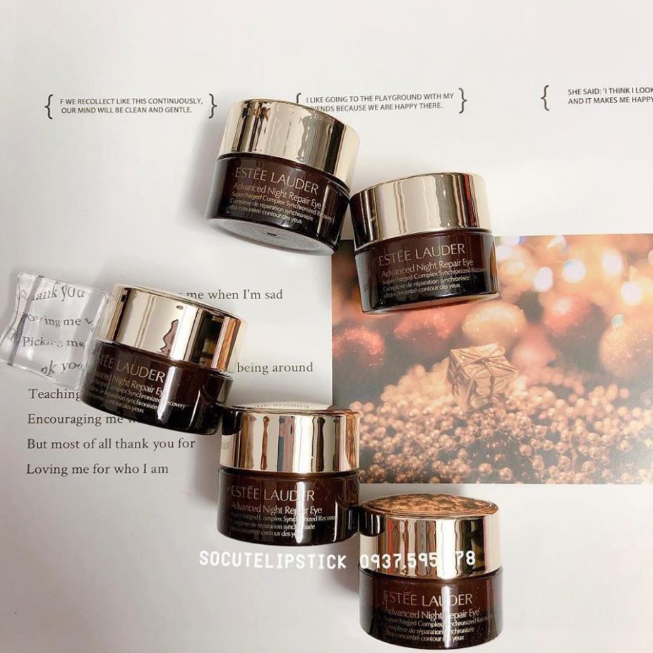 Kem dưỡng mắt Esstee Lauder Advanced Night Repair Eye Supercharged Complex Synchronized Recovery Minisize 3ml - 5ml