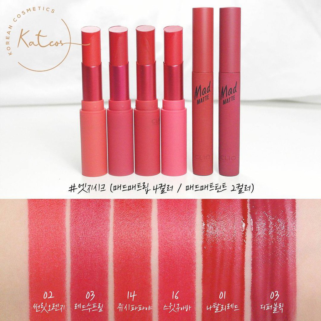 Son kem lì CLIO MAD MATTE TINT | BigBuy360 - bigbuy360.vn