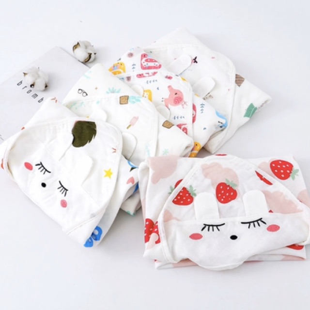 Chăn ủ choàng xô cho bé hàng cao cấp