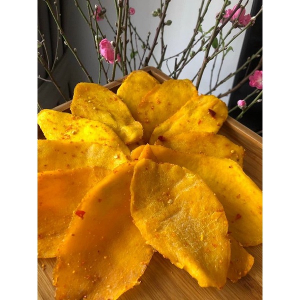 Xoài Dẻo Sấy Muối Ớt Lon 500gr [FREE SHIP]TỪ ĐƠN 50K, [Loại Đặc Biệt] Hàng Ngon Nhà Làm