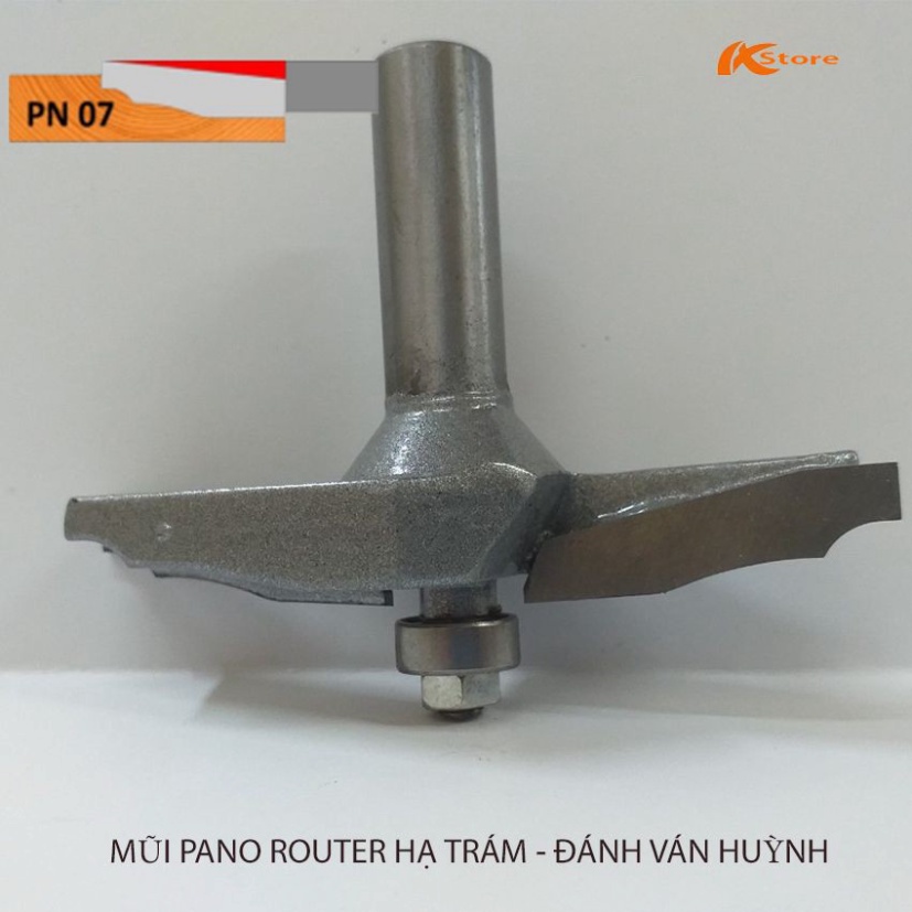 MŨI PHAY VÁN HUỲNH CỬA PN07 - MŨI PANO ROUTER HẠ TRÁM - ĐÁNH VÁN HUỲNH