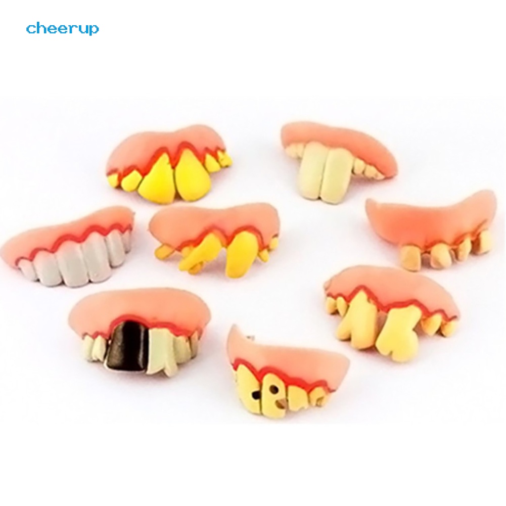 Set 4 Răng Giả Hóa Trang Halloween Độc Đáo