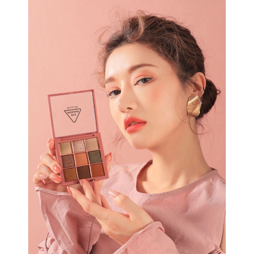 Phấn Mắt Nhũ Lameila 9 Ô Eye Shadow Nội Địa Trung PM07 - VHT SHOP