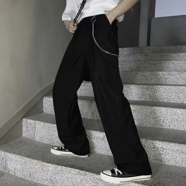 Black Wide Pant (Quần Tây Ống Rộng)