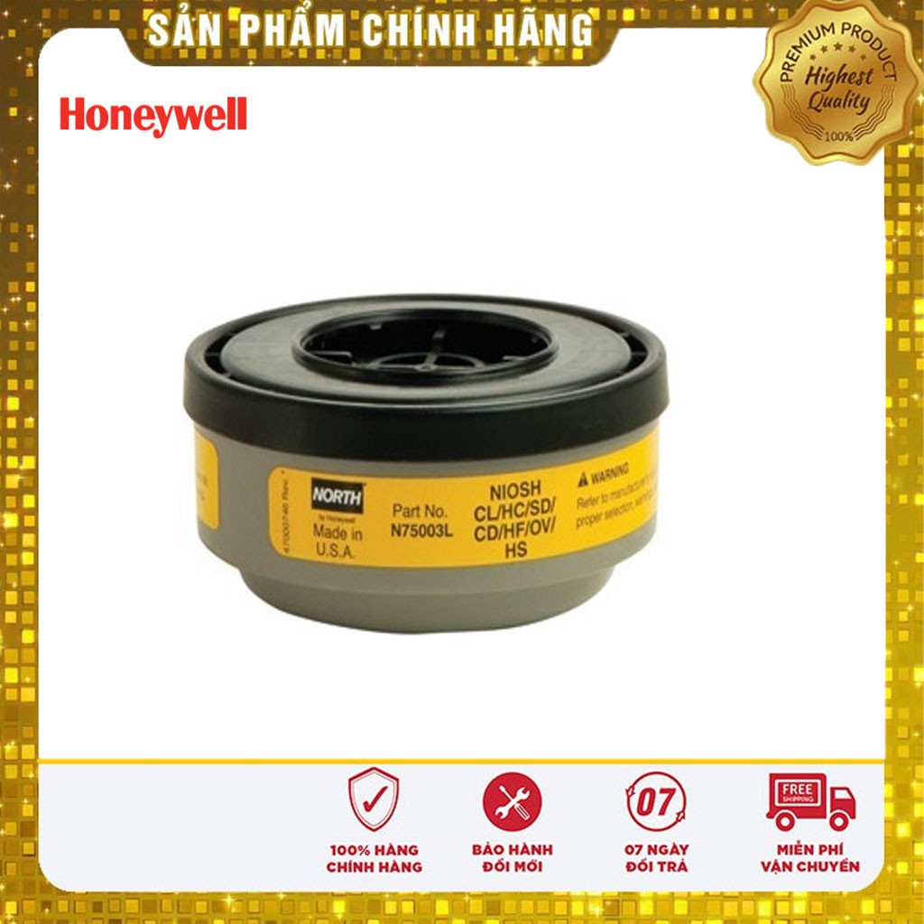 Phin Lọc Honeywell North N75003L Phin Lọc Than Hoạt Tính Lọc Độc Lọc Bụi