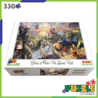 Tranh xếp hình 330 mảnh ghép – Giai Nhân Và Quái Vật (30 x 44 cm)