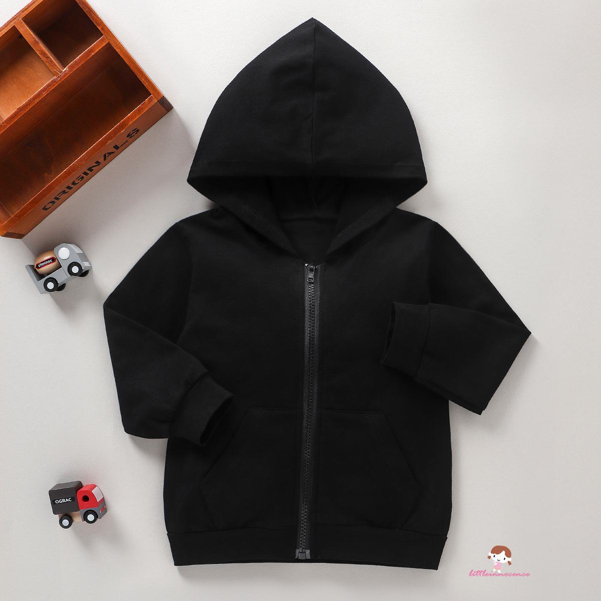 Áo Khoác Hoodie Có Khóa Kéo Cho Bé 7-1 - 6 Tuổi