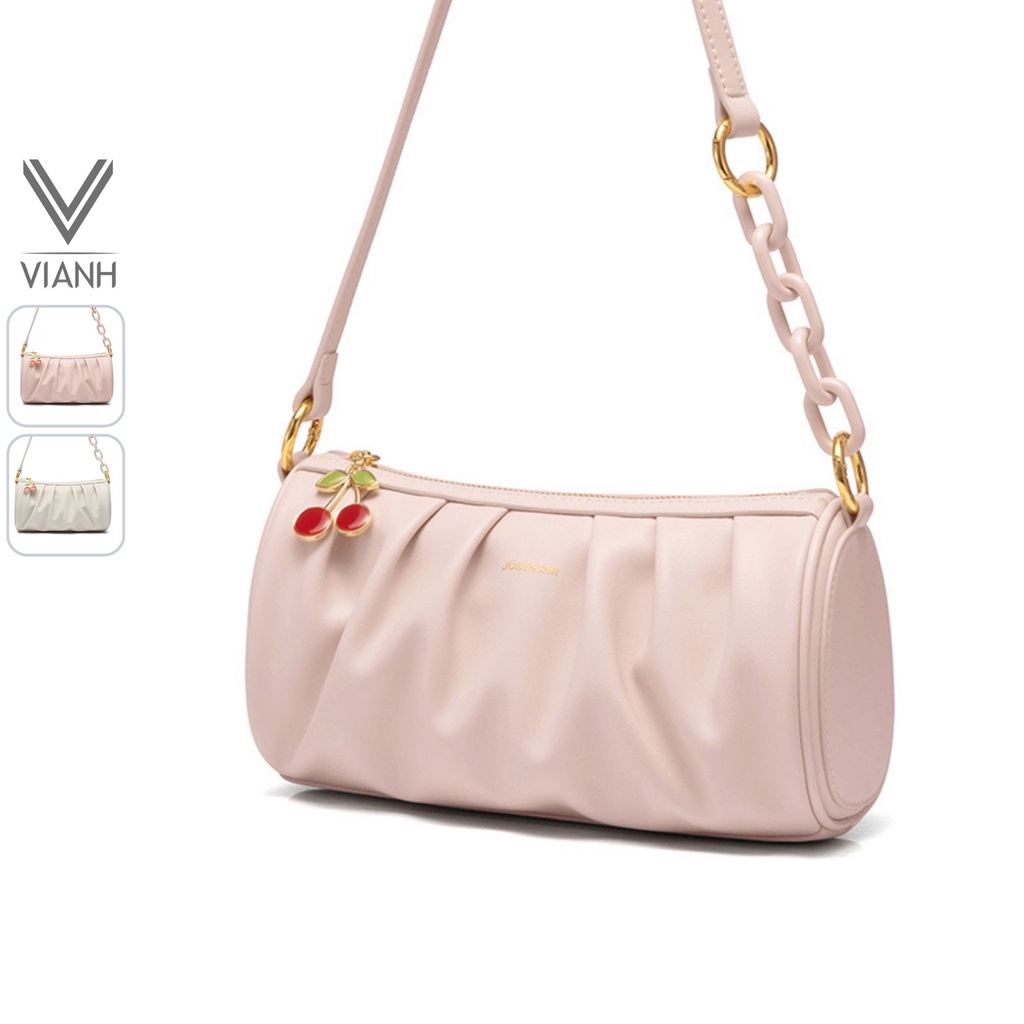 Túi xách nữ Just Star đẹp thời trang da mềm charm trái cherry ViAnh.vn Store 172854