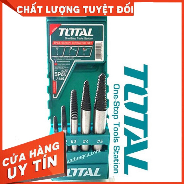 Bộ 5 mũi taro lấy ốc gãy Total TACSE0056 nguyên zin nhé các bác