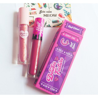 Set son Half Caked Double Feature fullsize son kem lì Lip Fondant Liquid Lipstick ASAP, son bóng Instant Crush Lip Gloss