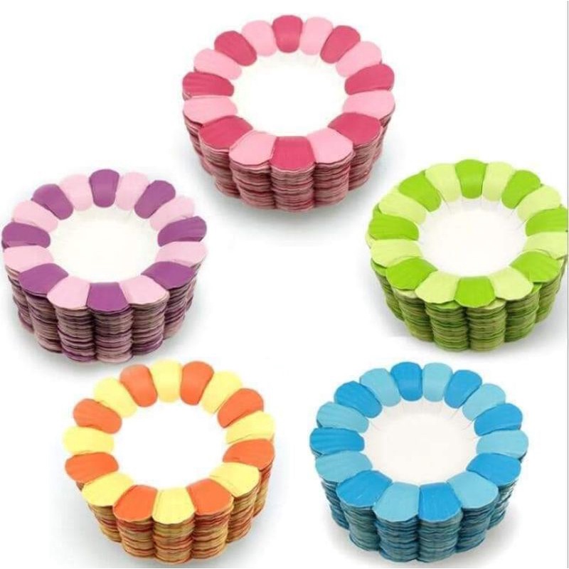 Đĩa hoa giấy trang trí