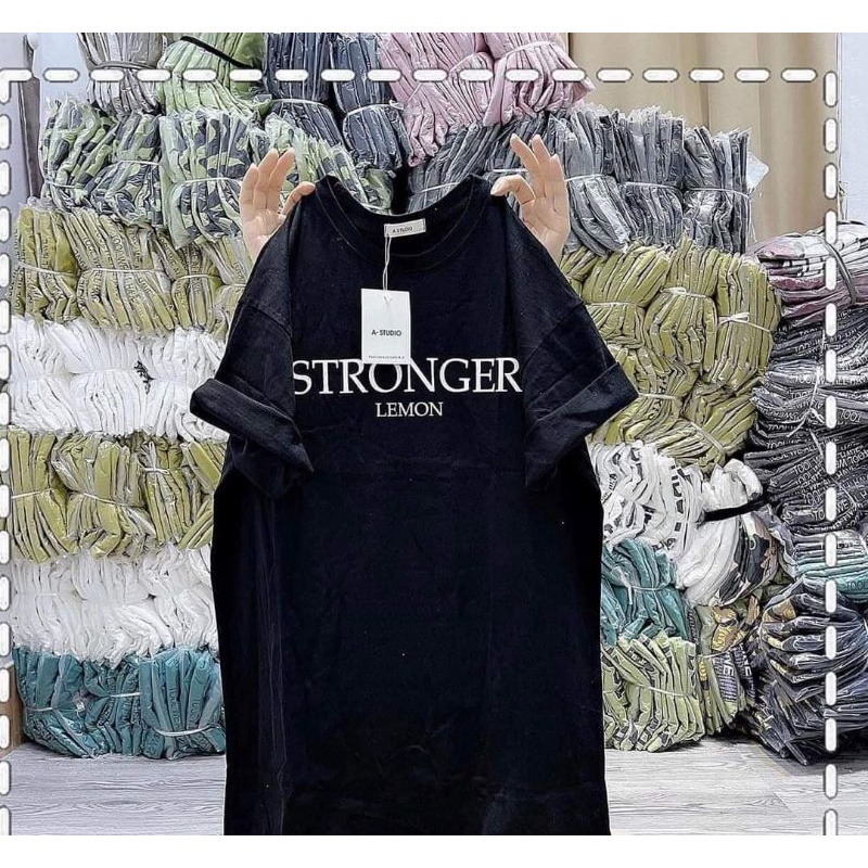 Áo phông nam,nữ unisex in hình STRONGER mã 3158