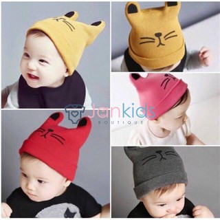 Combo sỉ 10 mũ len mèo cho bé