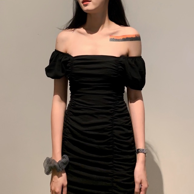 SALE 99K / Đầm nhún trễ vai Mia 2in1 | BigBuy360 - bigbuy360.vn