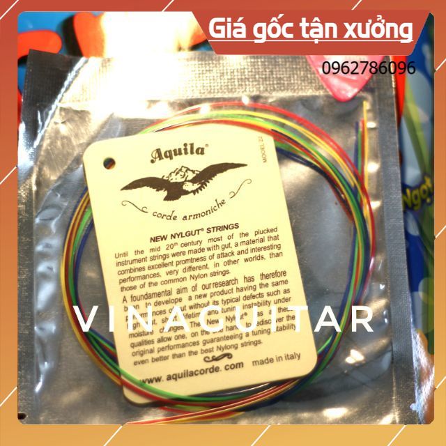 Dây Đàn Ukulele màu Aquila-23 Made In Italy( Tặng pick) - NMH Music Phân Phối Chính Hãng