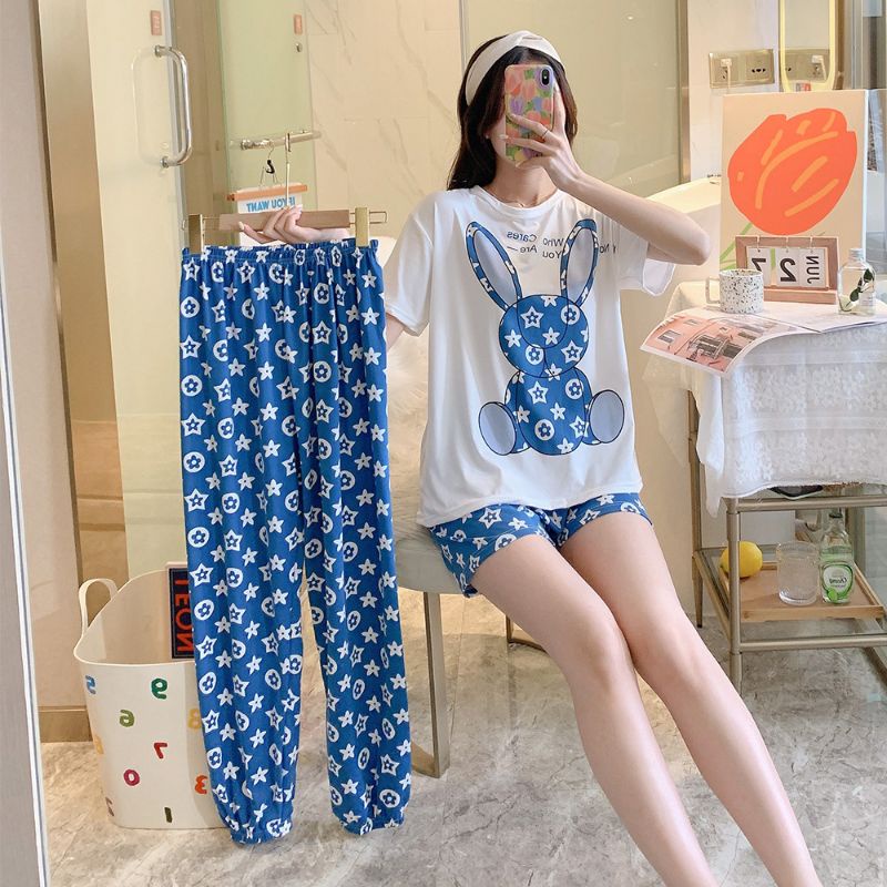 set bộ 3 món mặc nhà hoạt hình dễ thương(hàng đặt trước) | BigBuy360 - bigbuy360.vn