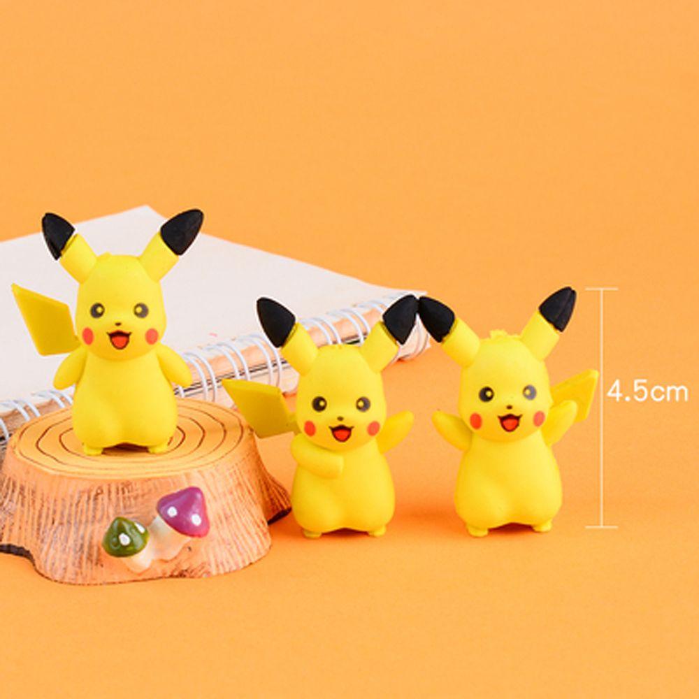 PEWANY Cục Tẩy Bút Chì Hình Pikachu Hoạt Hình Đáng Yêu