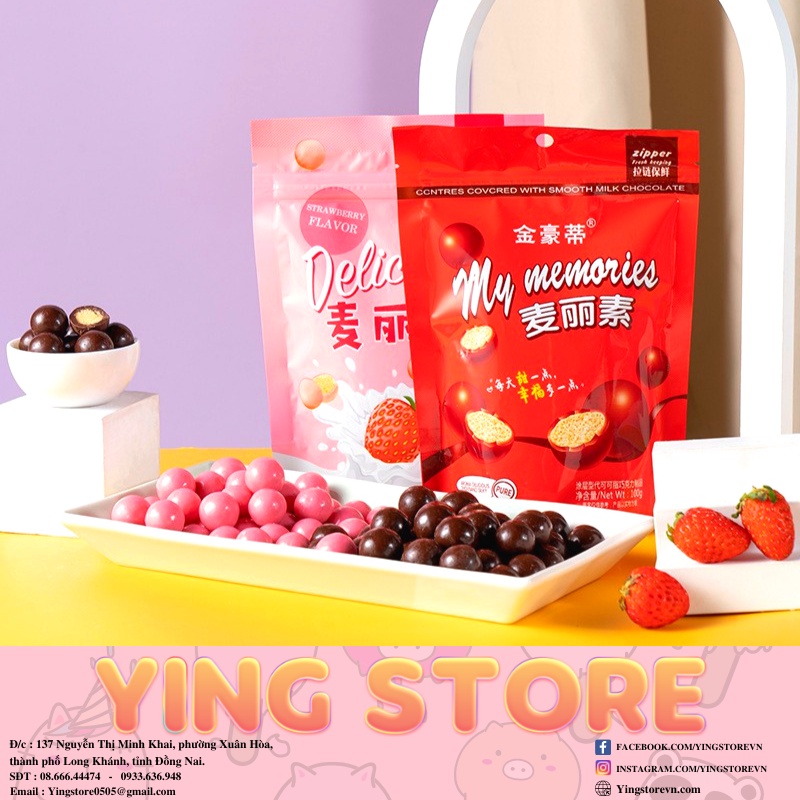 Kẹo Chocolate socola My Memories Đồ ăn vặt Yingstore